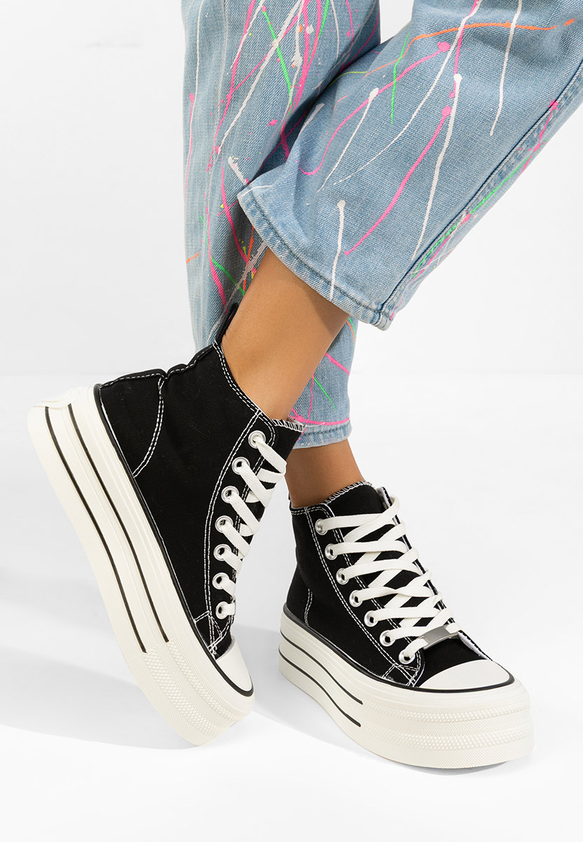 Tenisi cu platformă Kimala V3 negri