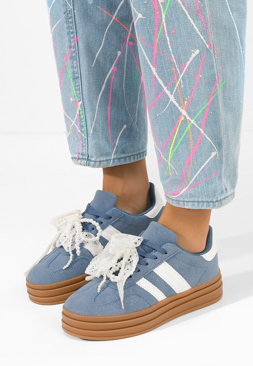 Sneakers dama Roxanne albastri