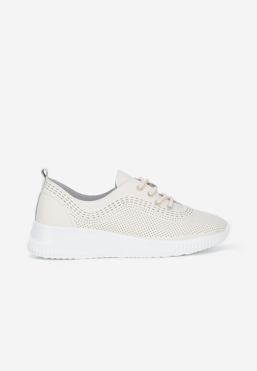 Pantofi casual dama piele Lafora bej