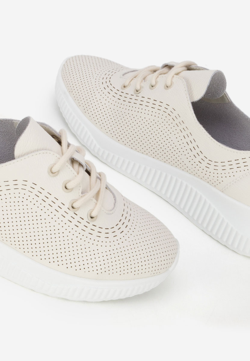 Pantofi casual dama piele Lafora bej