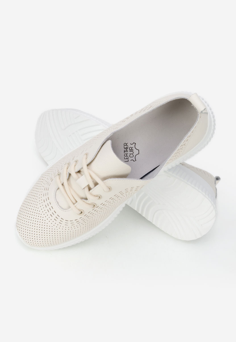 Pantofi casual dama piele Lafora bej
