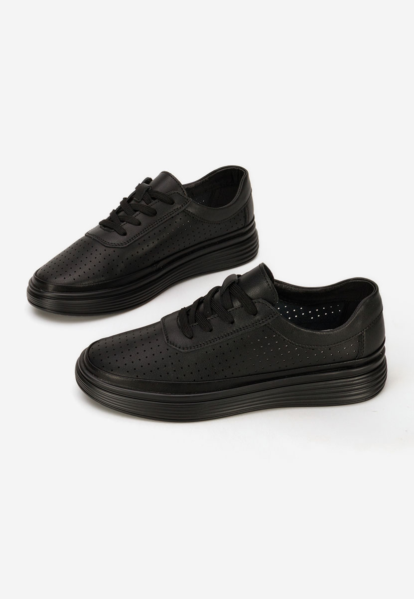 Sneakers dama piele Nederia negri