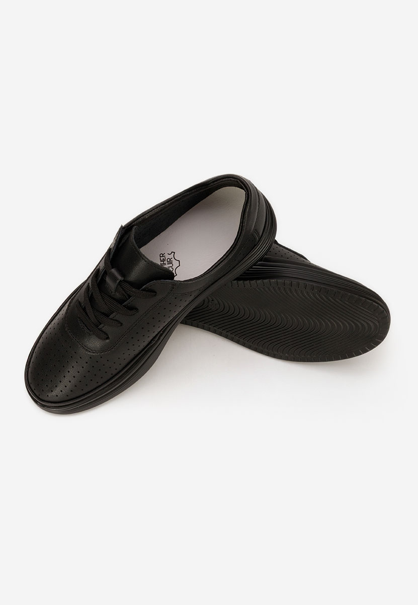 Sneakers dama piele Nederia negri