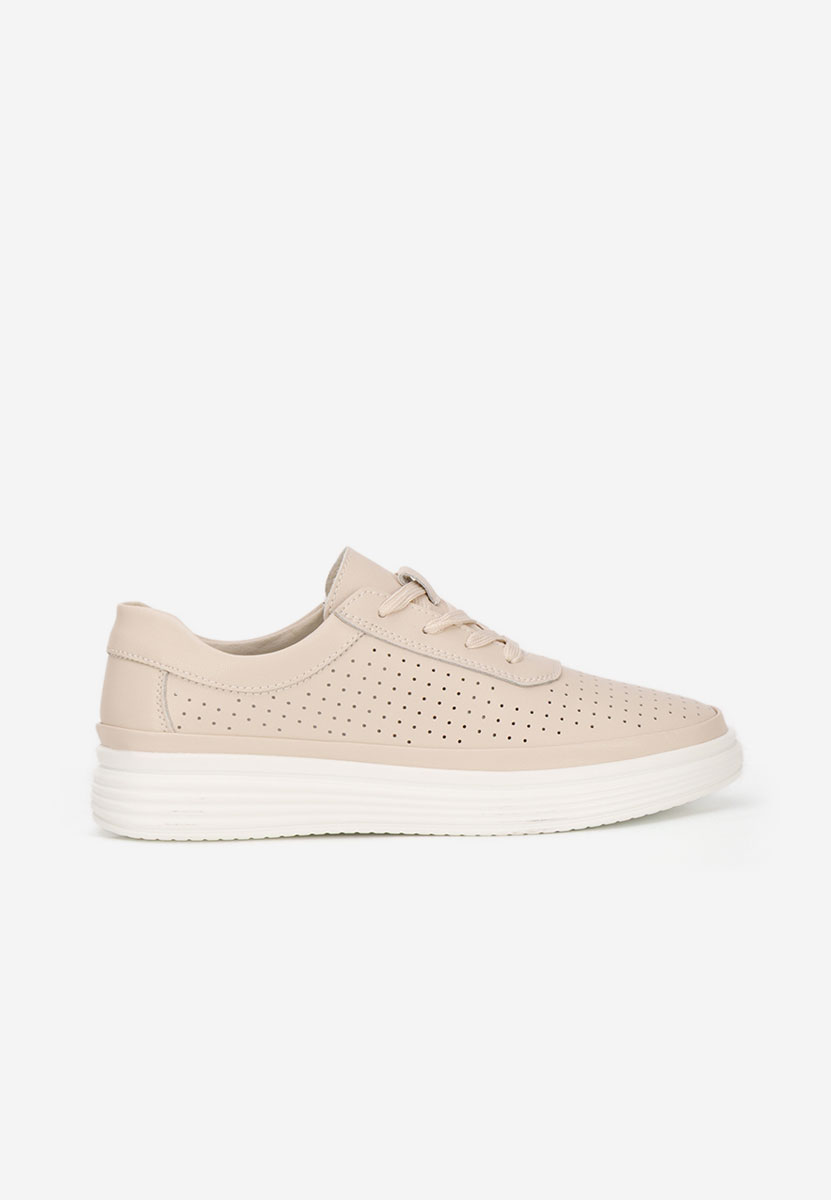 Sneakers dama piele Nederia bej