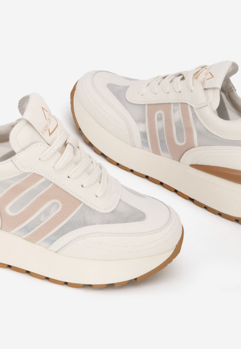 Sneakers dama piele Vladia bej