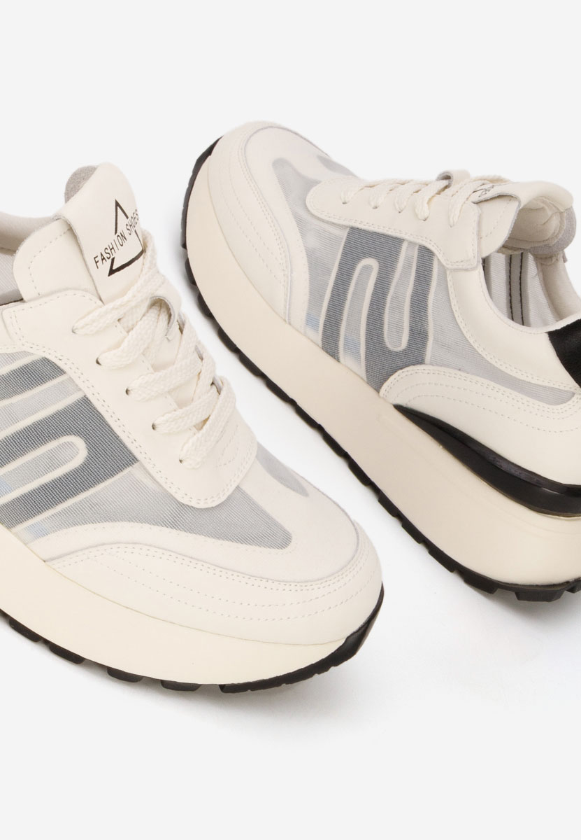 Sneakers dama piele Vladia V2 bej