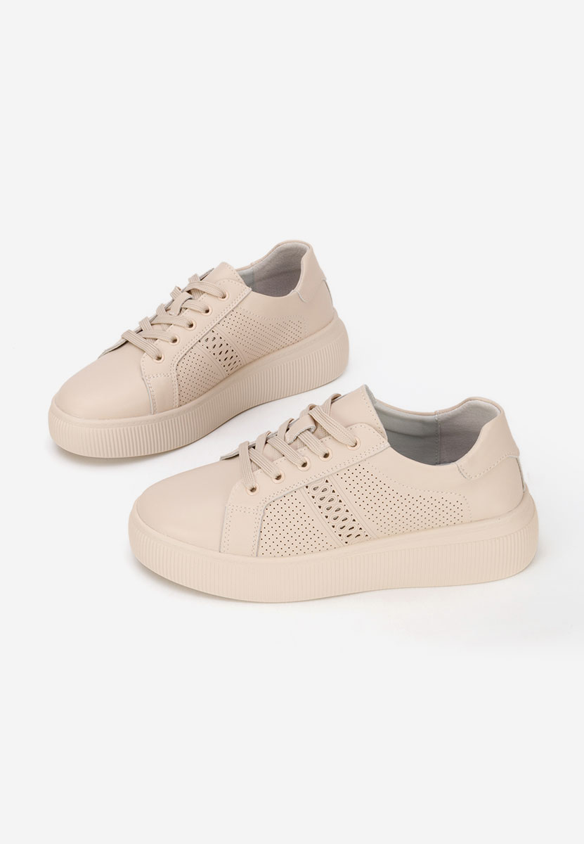 Sneakers dama piele Ofilia bej