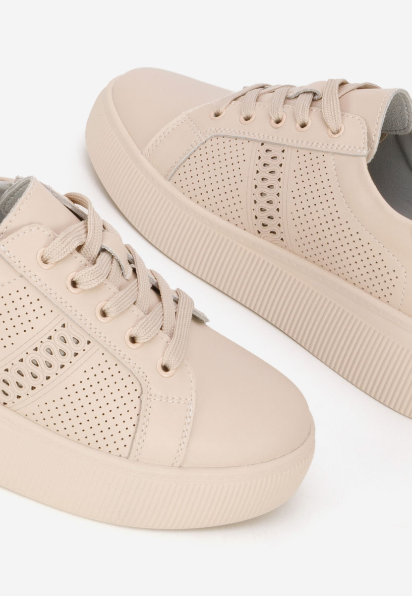 Sneakers dama piele Ofilia bej