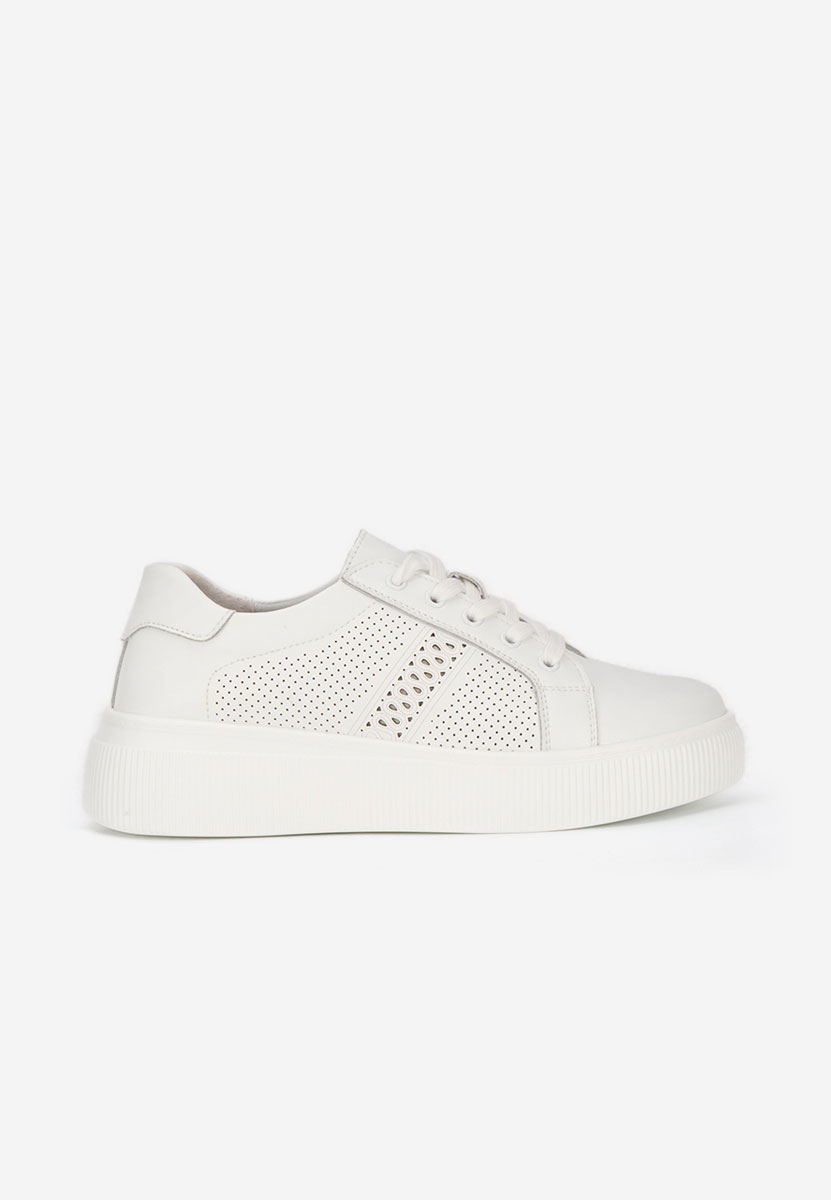 Sneakers dama piele Ofilia albi