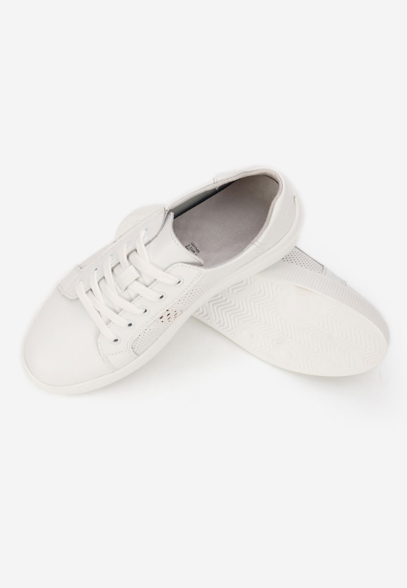 Sneakers dama piele Ofilia albi