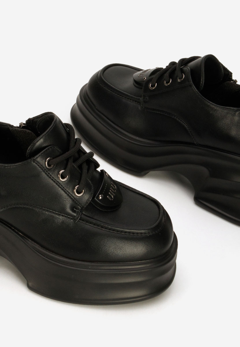 Mocasini cu toc si platforma Adnana negri