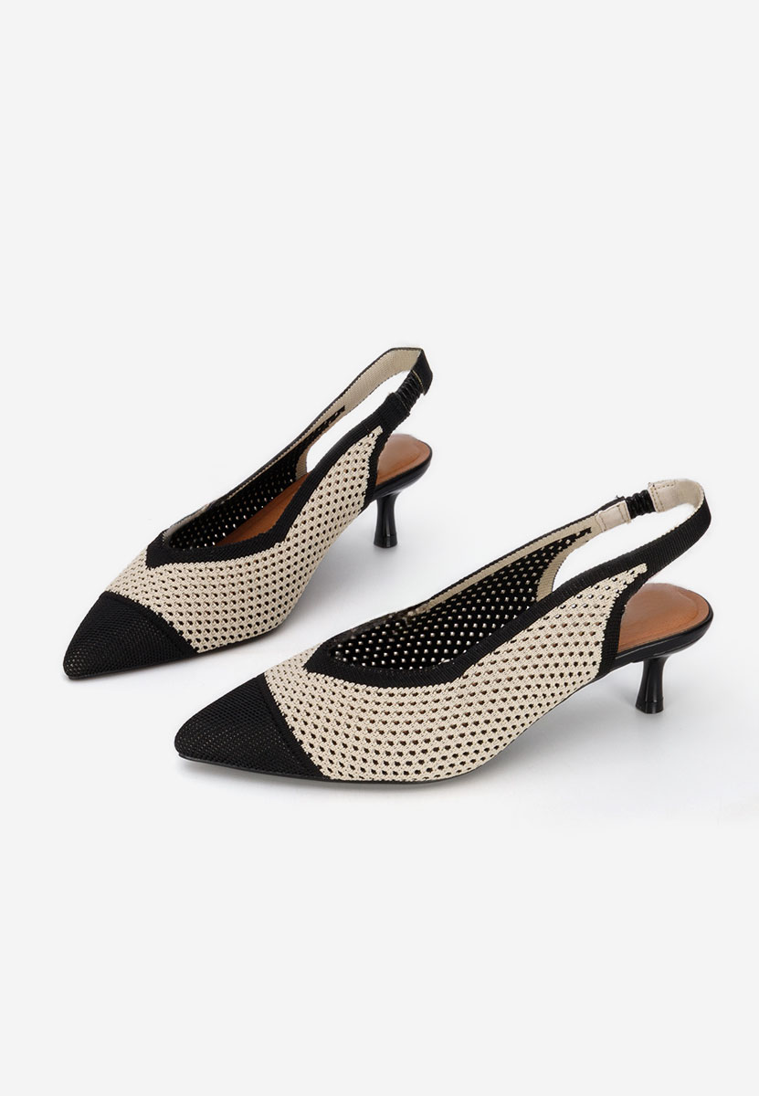 Pantofi slingback Jimenia negri
