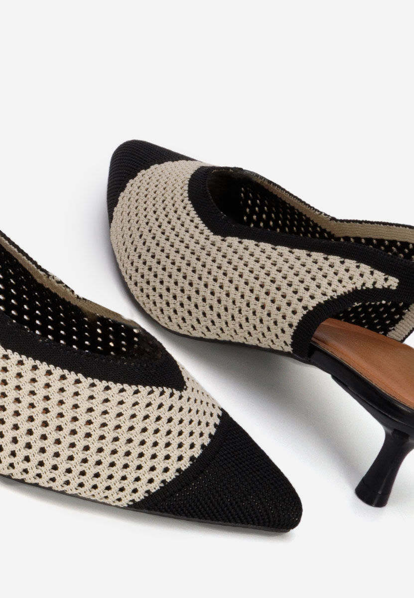 Pantofi slingback Jimenia negri