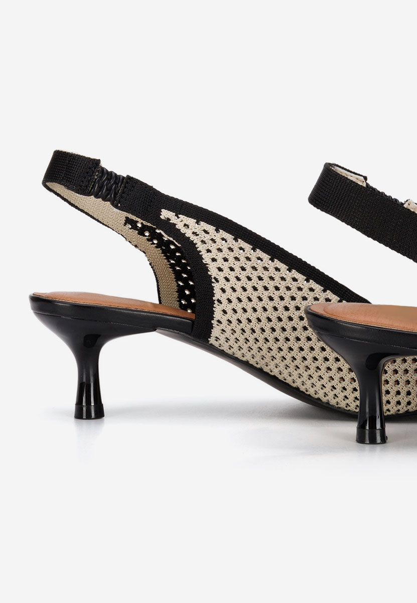 Pantofi slingback Jimenia negri