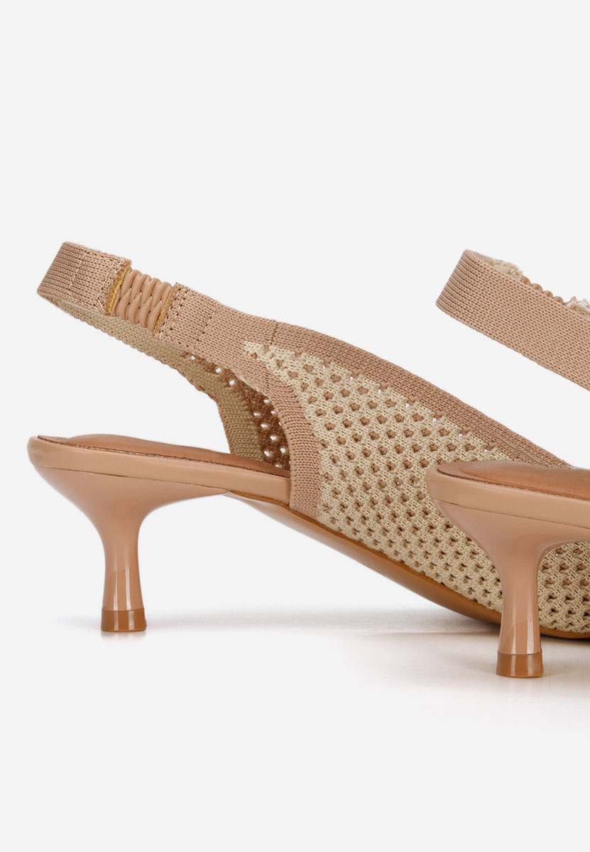 Pantofi slingback Jimenia bej