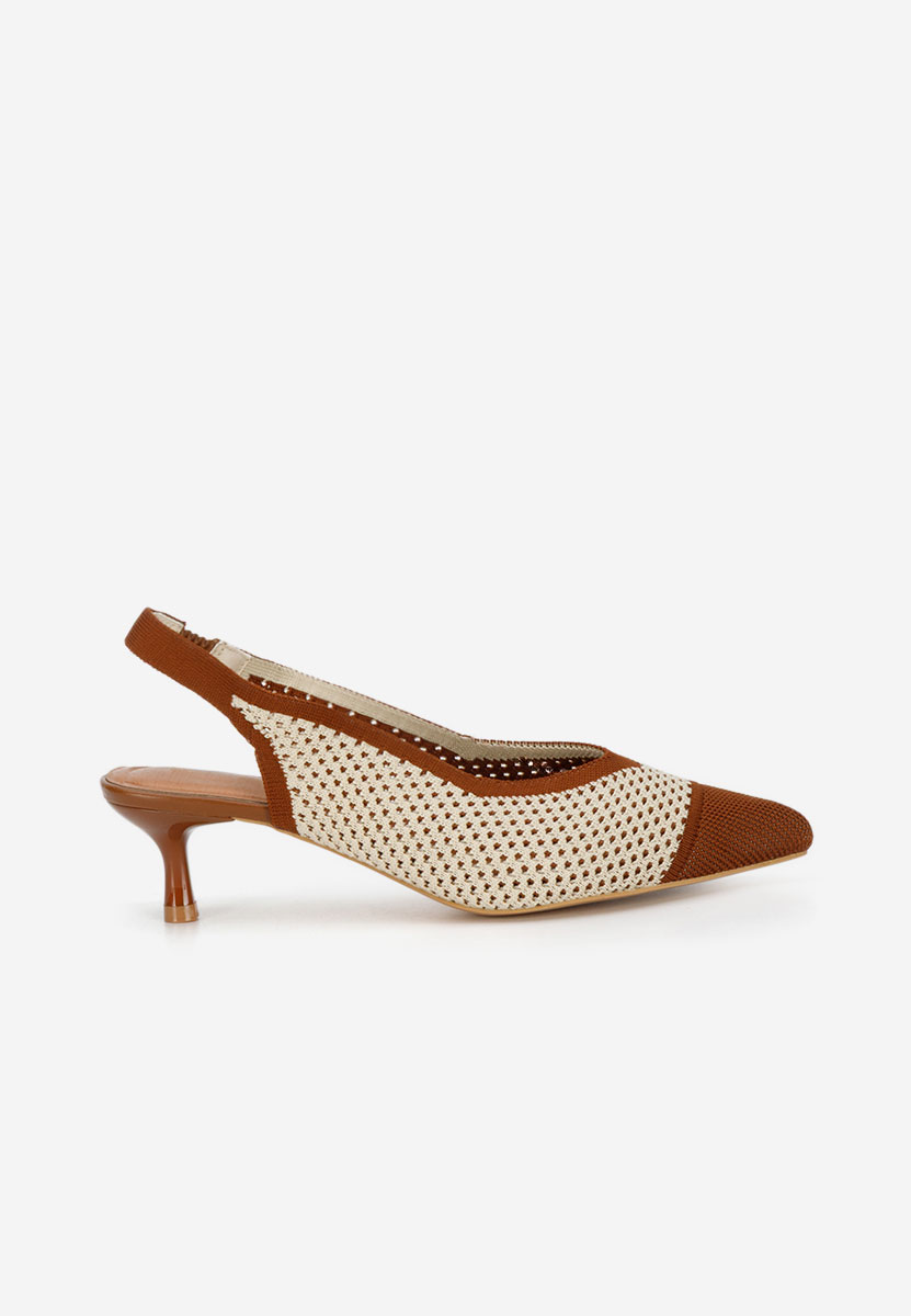 Pantofi slingback Jimenia maro