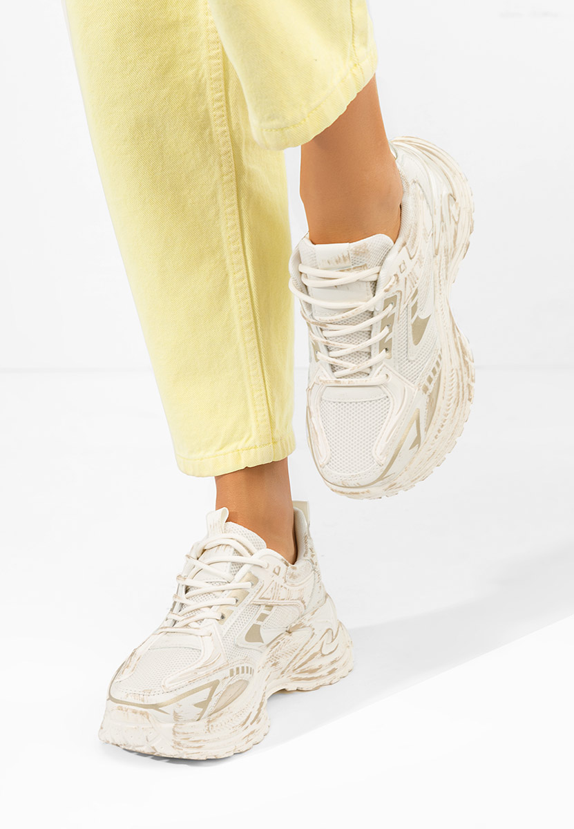 Sneakers cu platforma Kellee bej