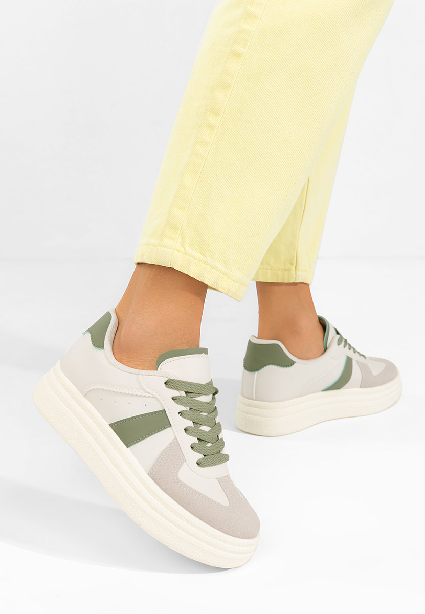 Sneakers cu platformă Serinia V2 albi