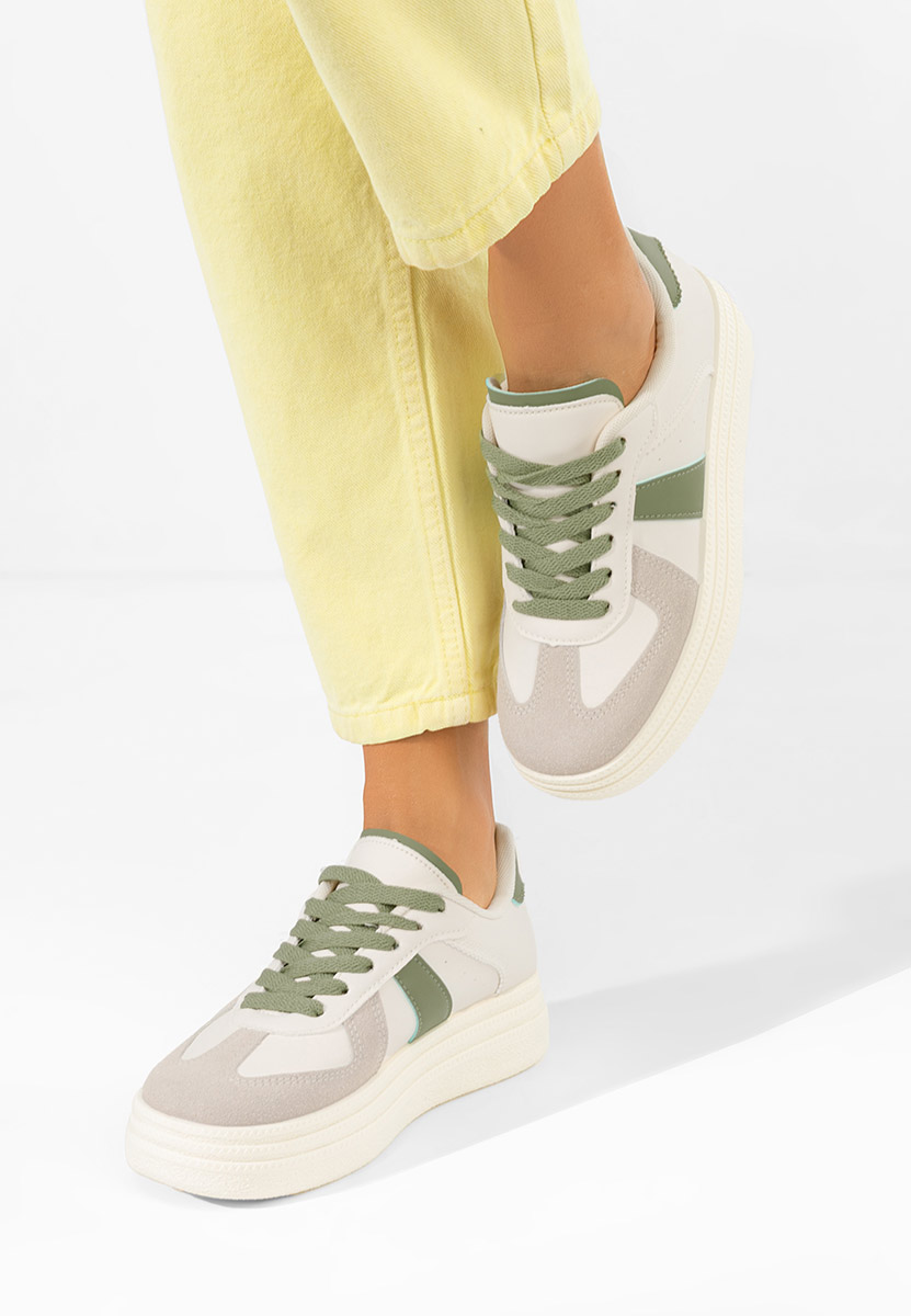 Sneakers cu platformă Serinia V2 albi