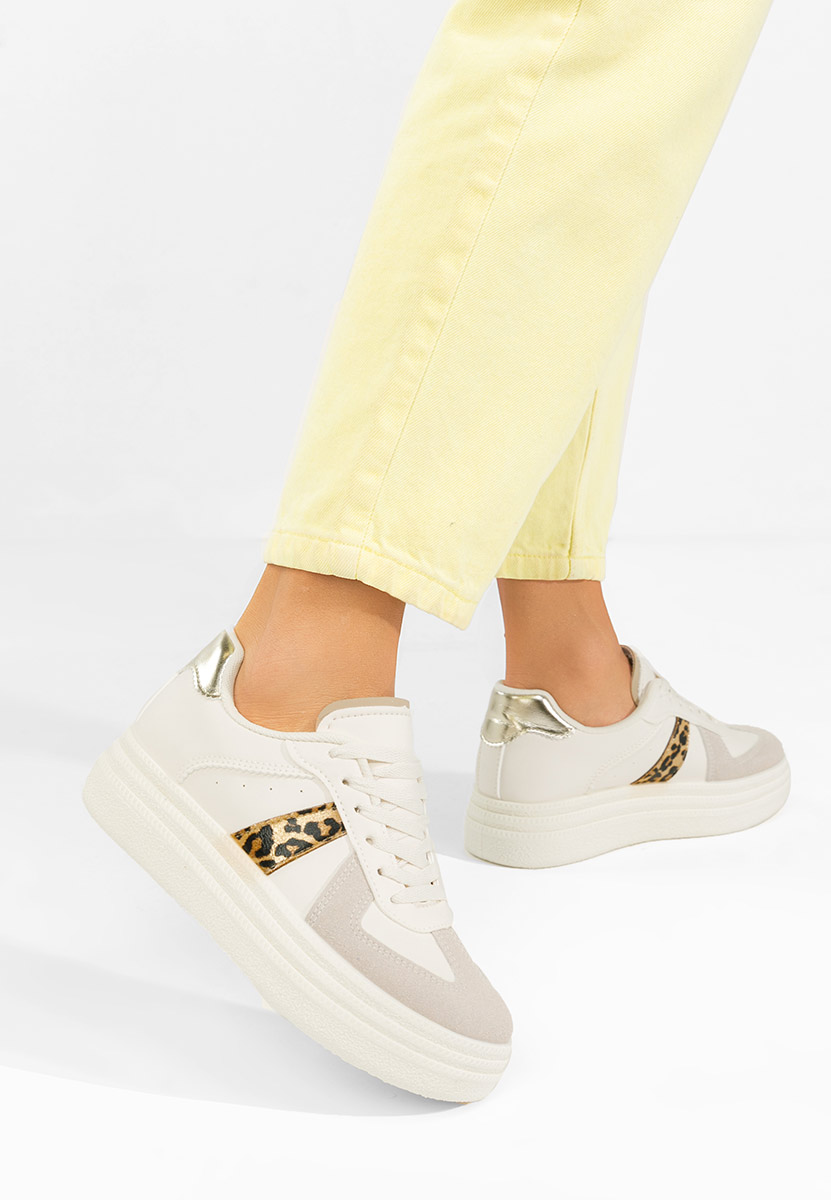 Sneakers cu platformă Serinia leopard