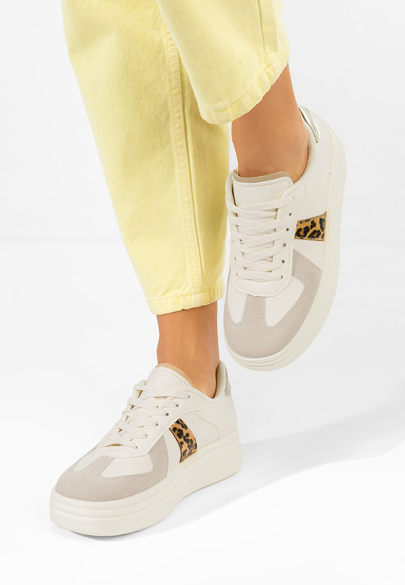 Sneakers cu platformă Serinia leopard