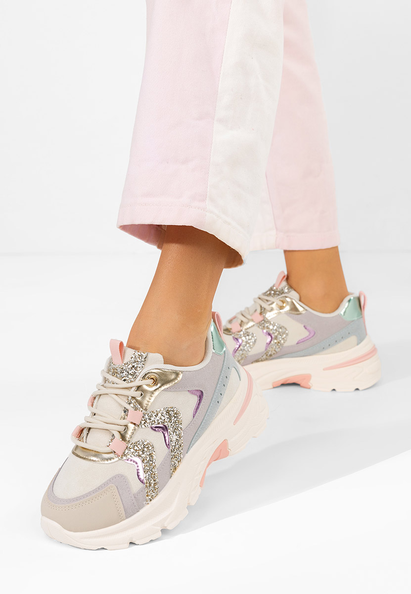 Sneakers cu platformă Odinea multicolori