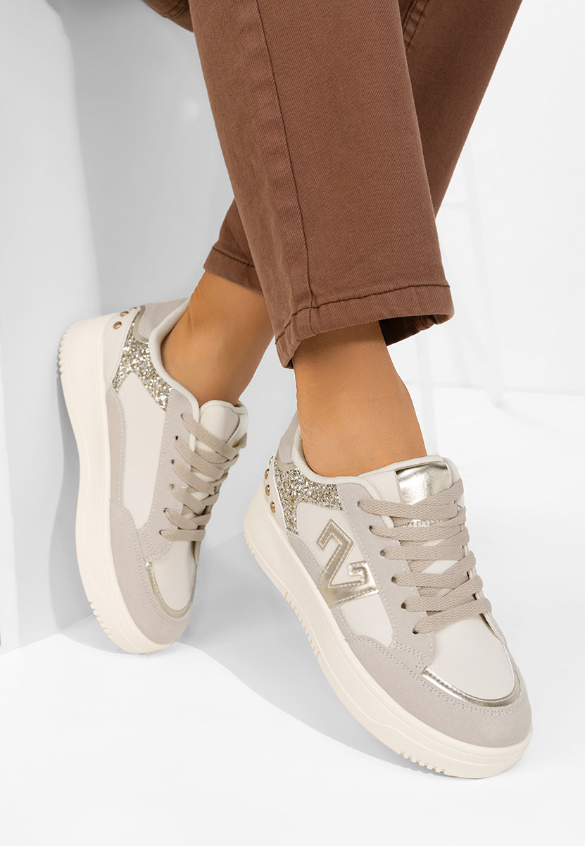 Sneakers dama Taunya bej