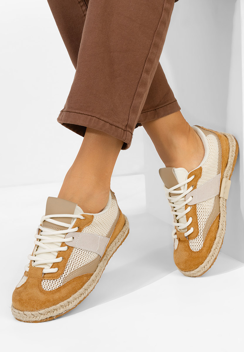 Sneakers dama Dianka camel