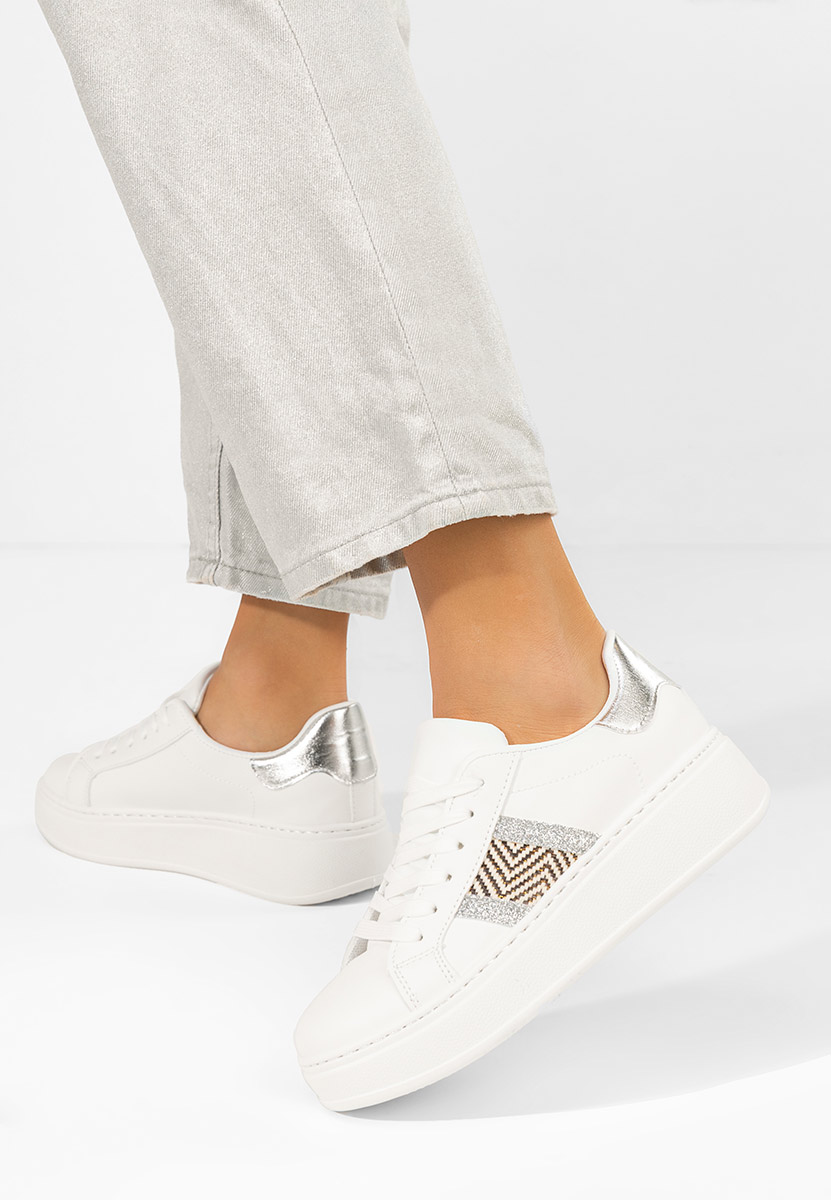 Sneakers cu platformă Atenia V3 albi