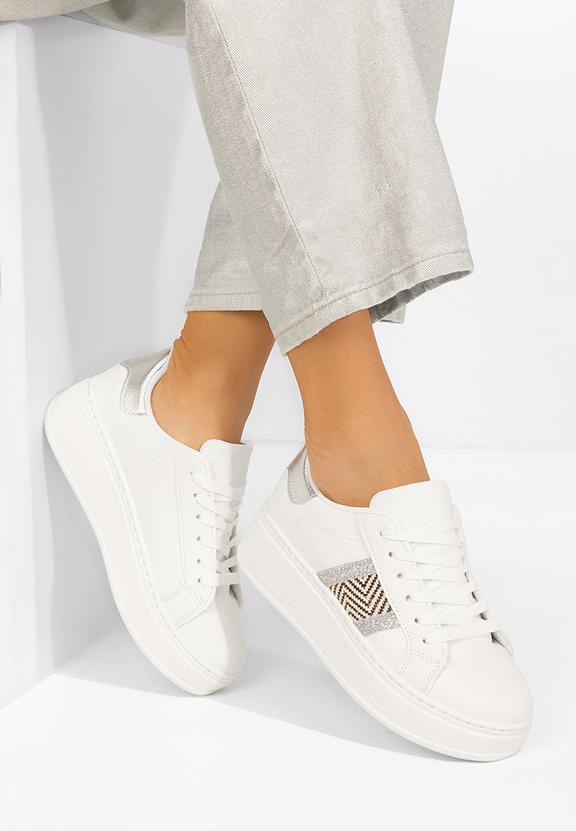 Sneakers cu platformă Atenia V3 albi