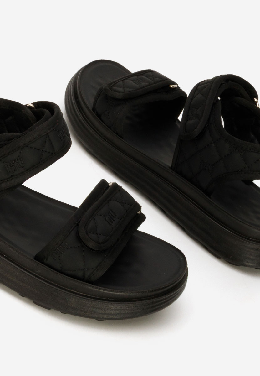 Sandale cu talpa groasa Blorya negre