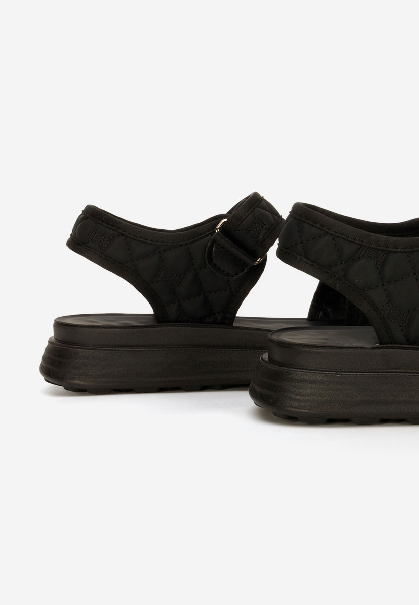 Sandale cu talpa groasa Blorya negre