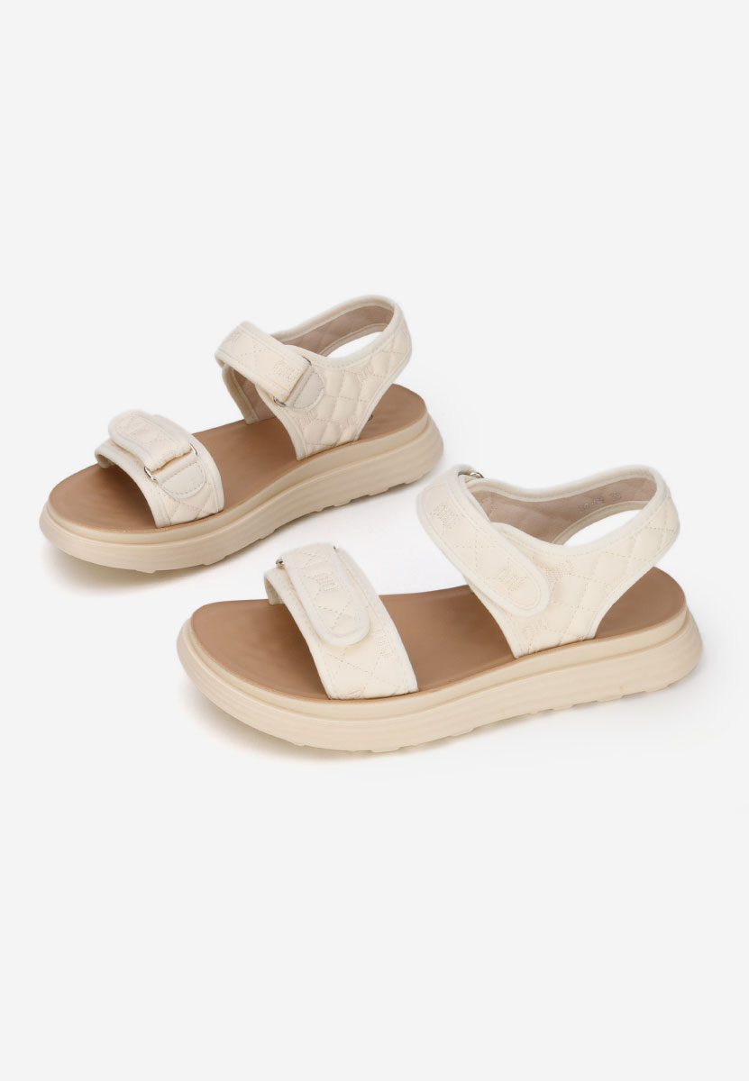 Sandale cu talpa groasa Blorya bej