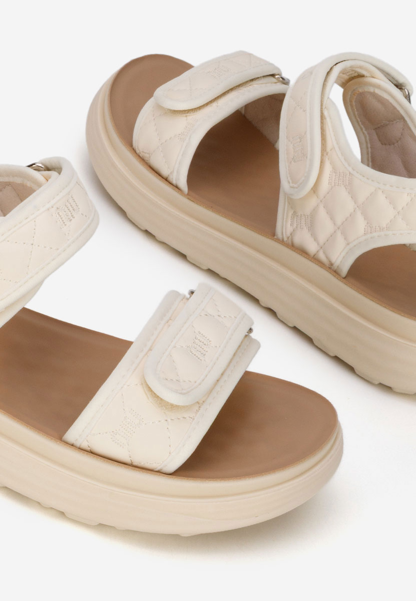 Sandale cu talpa groasa Blorya bej