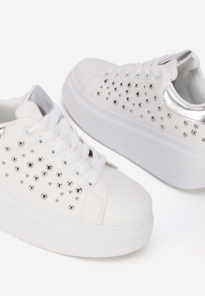 Sneakers cu platformă Lindalia V2 albi