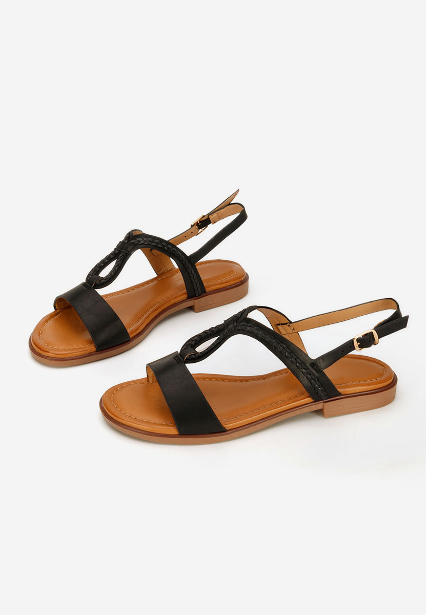 Sandale fara toc Colida negre