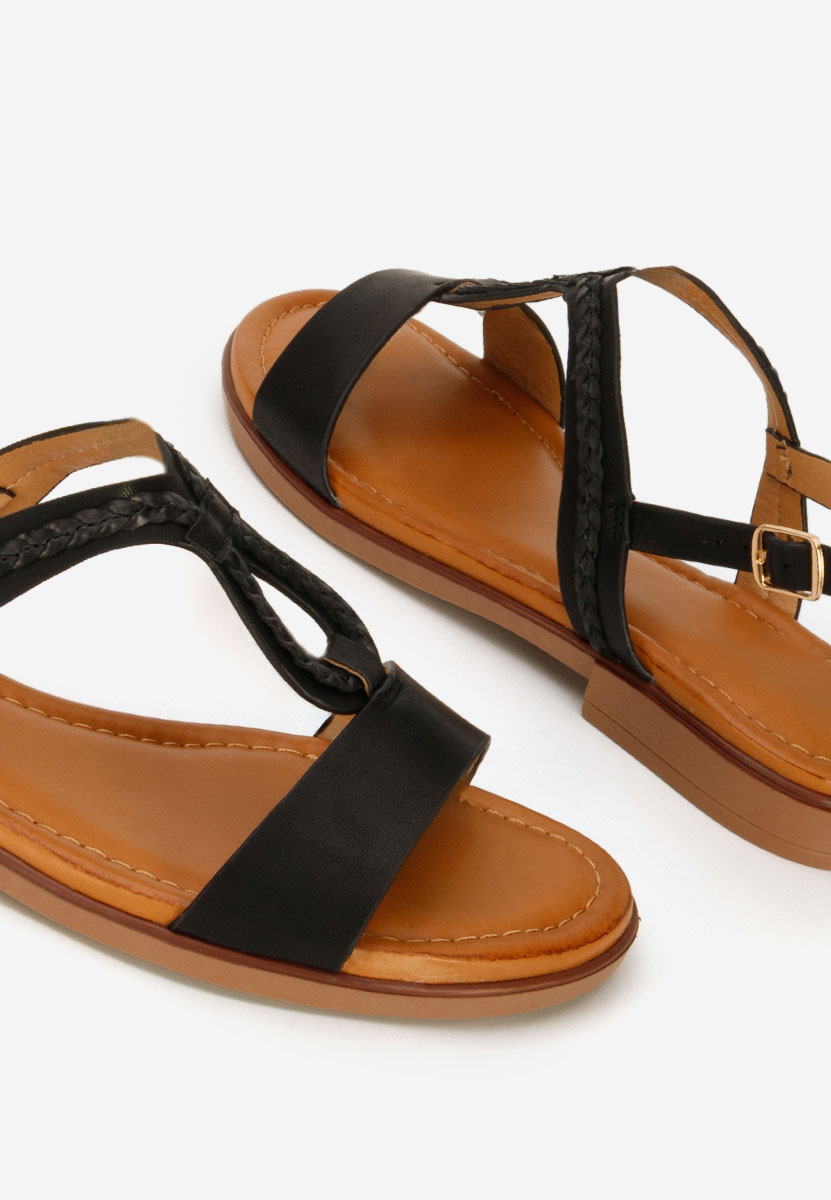 Sandale fara toc Colida negre