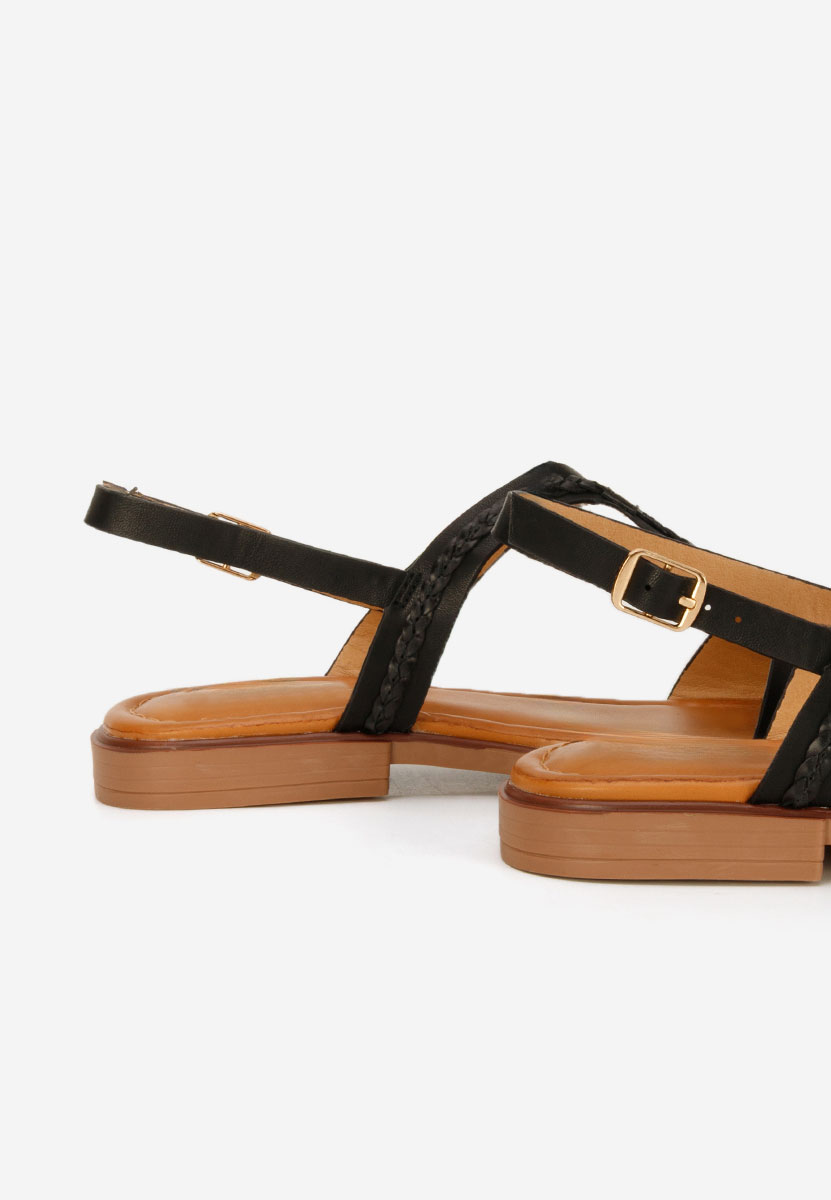 Sandale fara toc Colida negre