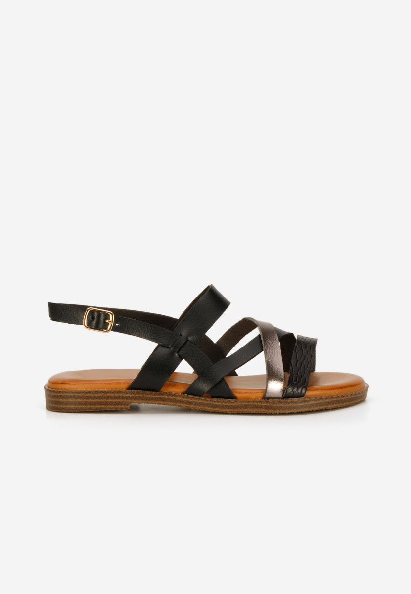 Sandale fara toc Zilky negre