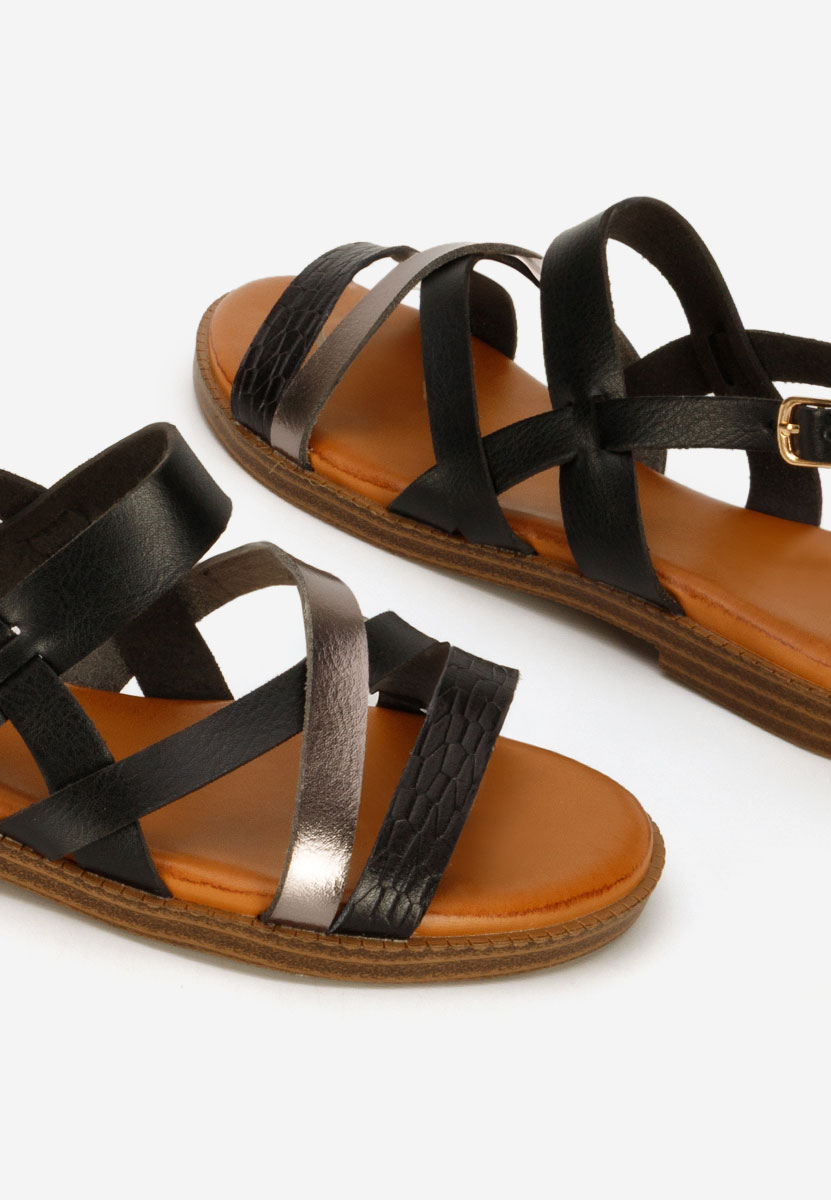 Sandale fara toc Zilky negre