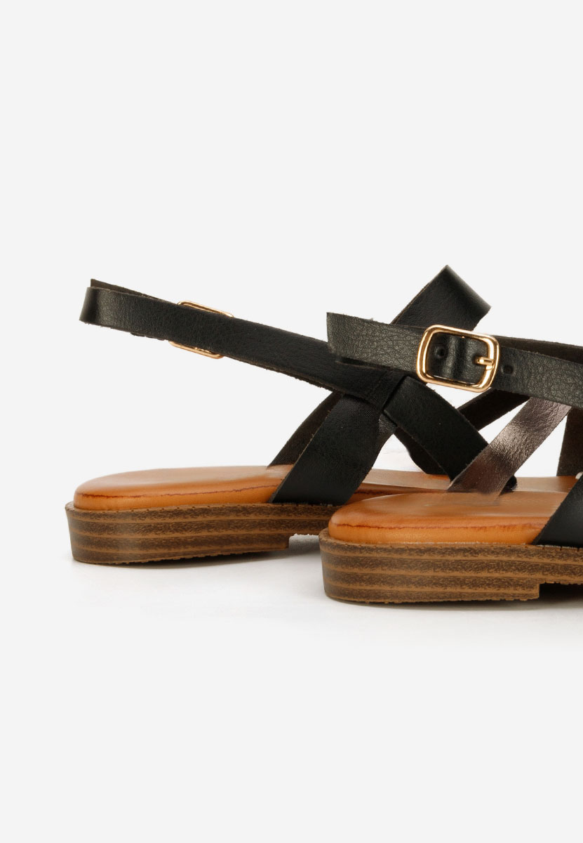 Sandale fara toc Zilky negre