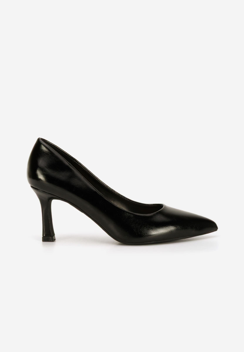 Pantofi cu toc subtire Patricka V3 negri