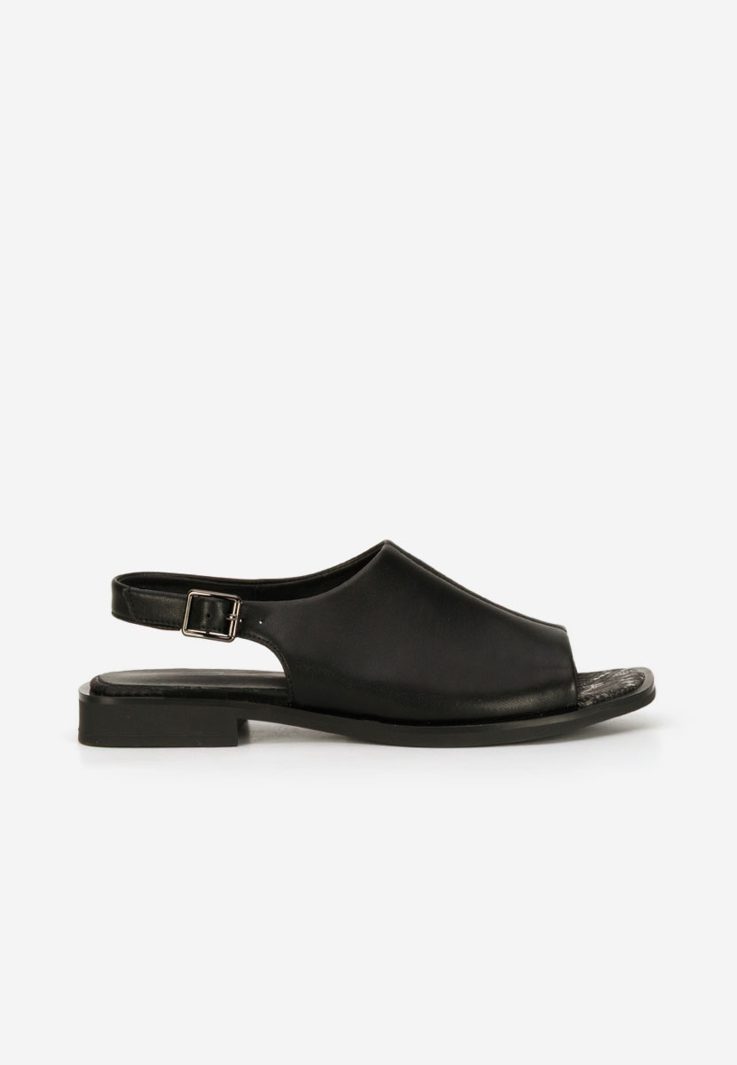 Sandale dama piele Saryna negre
