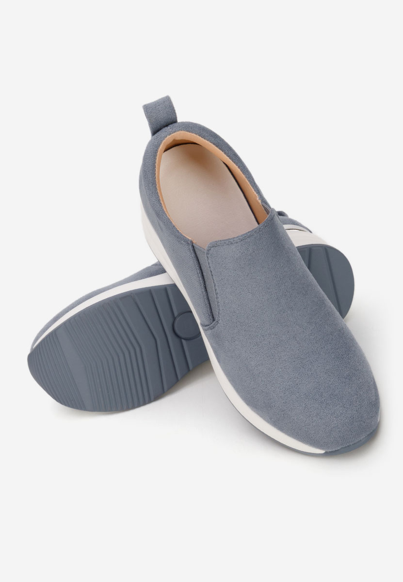 Pantofi casual cu platformă Leanne albastri