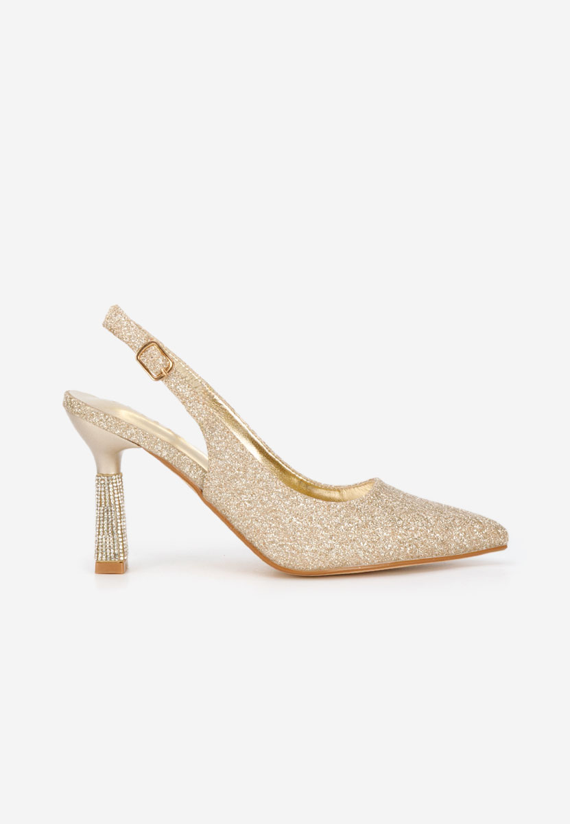 Pantofi dama eleganti Axellia aurii