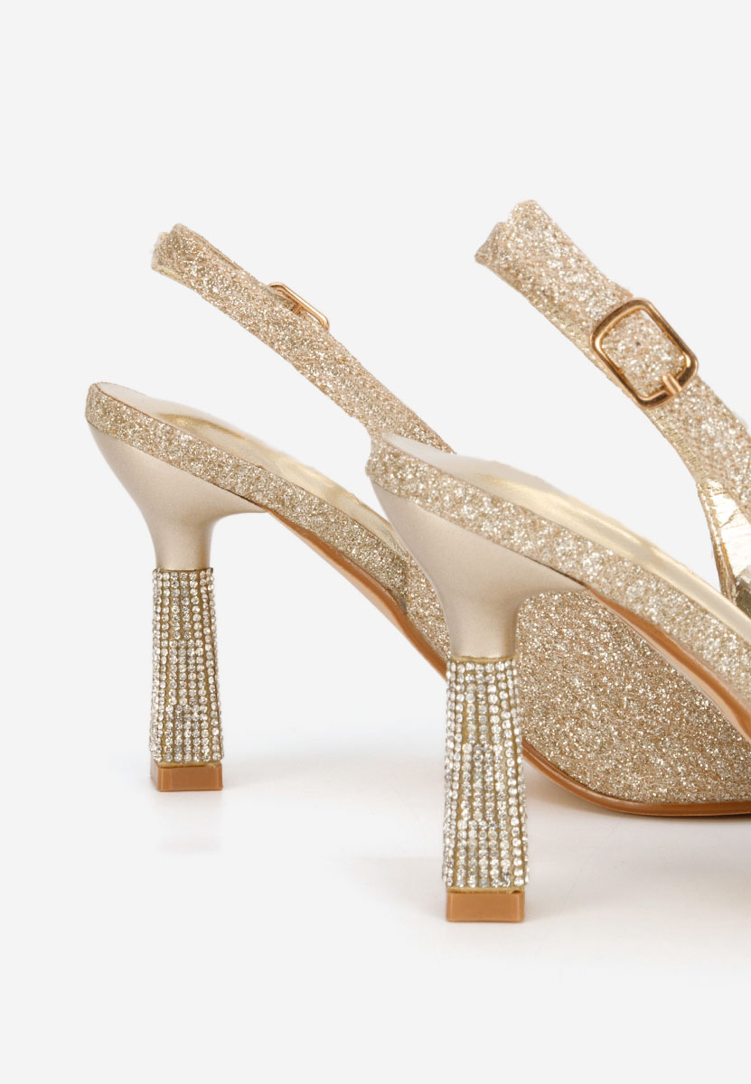 Pantofi dama eleganti Axellia aurii