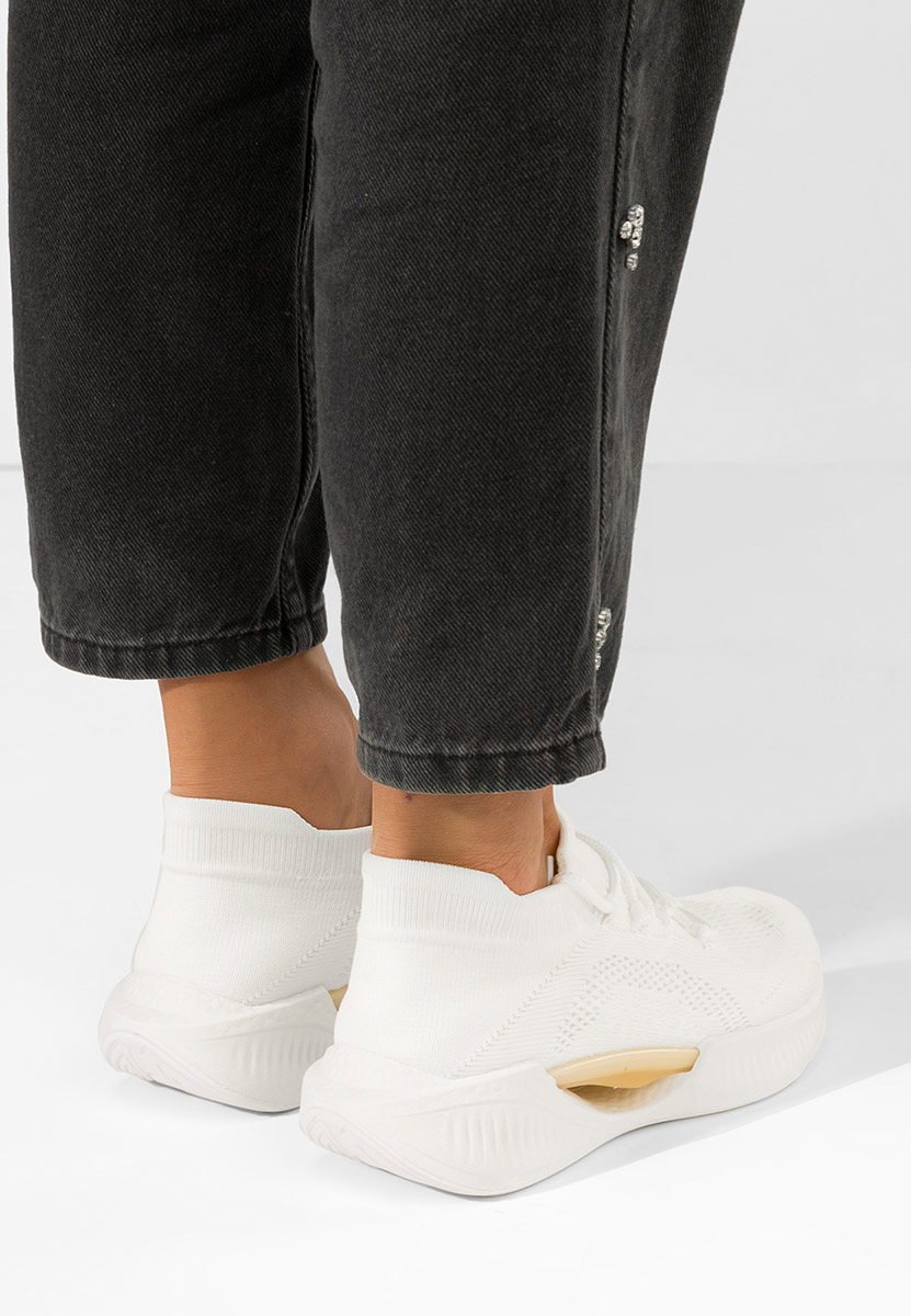 Sneakers dama Euliana albi