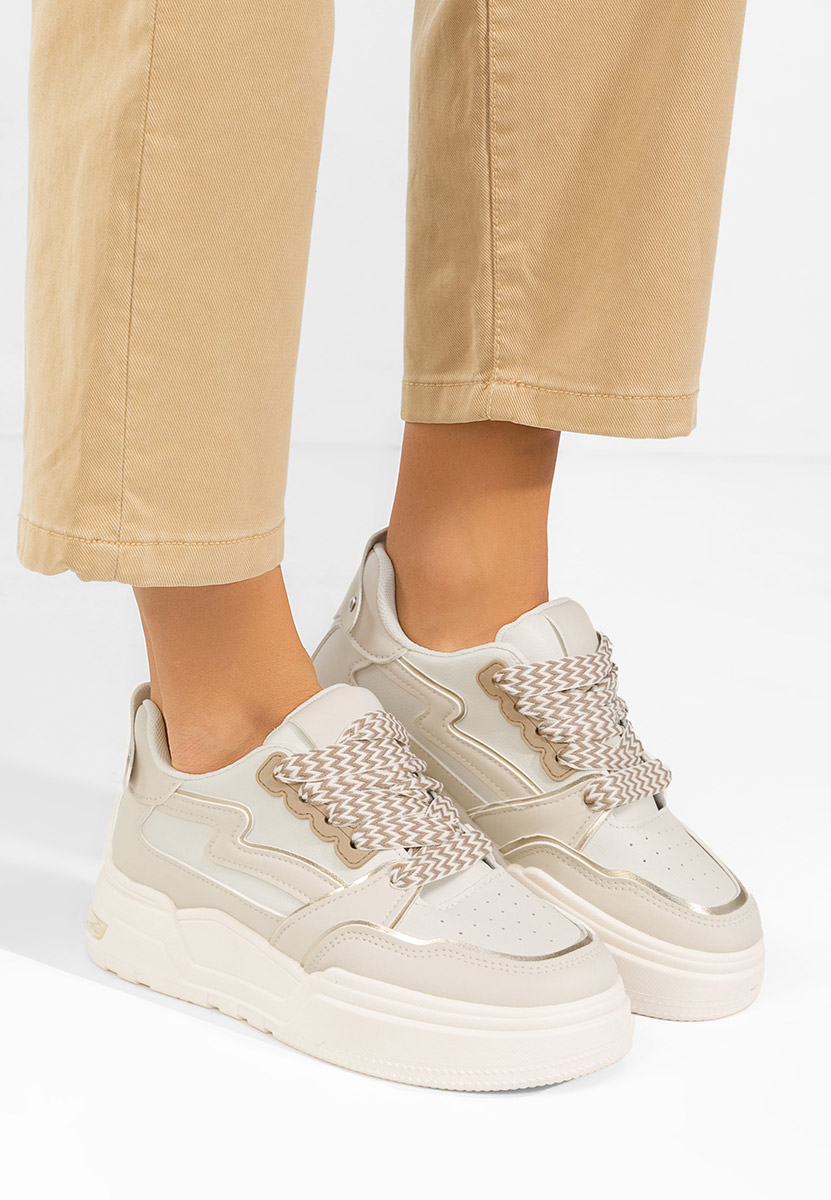 Sneakers cu platformă Atanasia bej