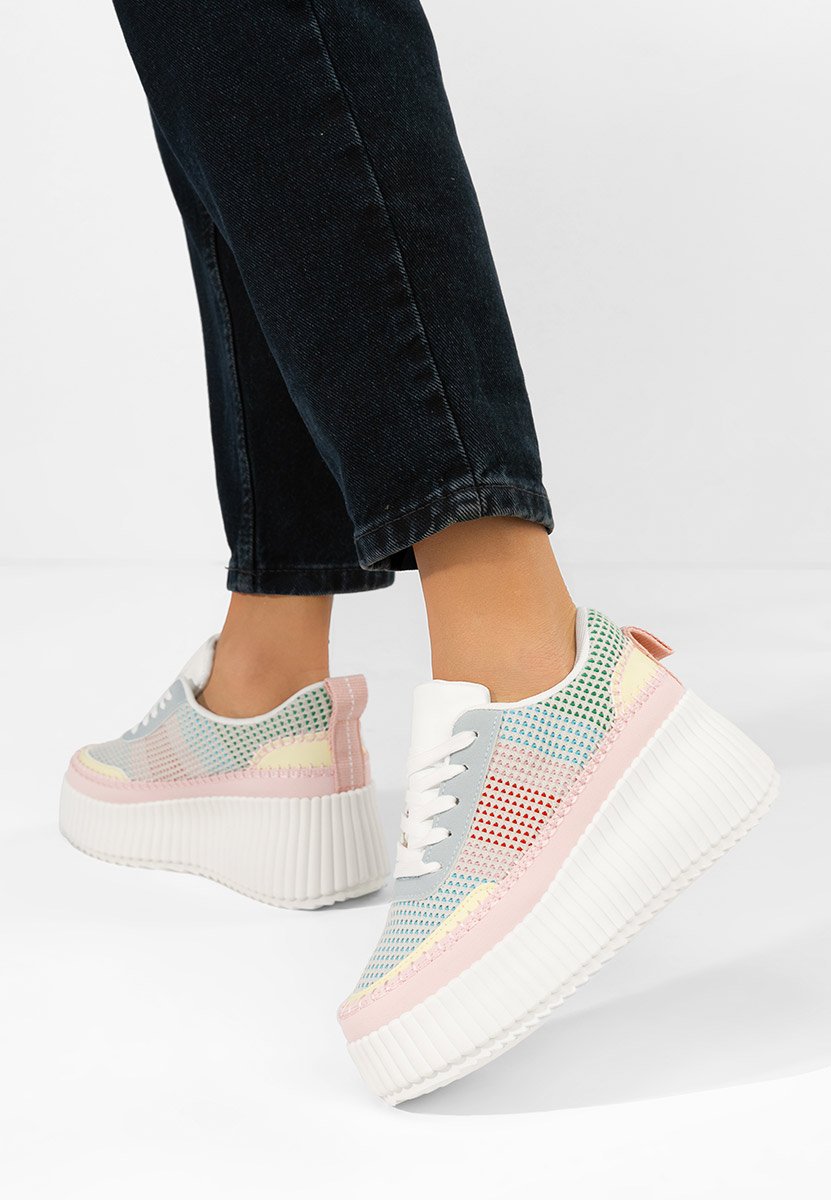 Sneakers cu platformă Tamylsa multicolori