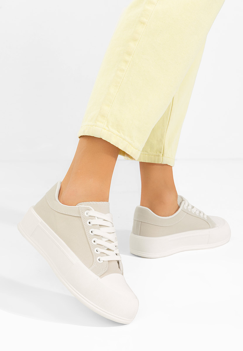 Tenisi cu platformă Antonea bej